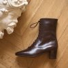 Boots Anne Thomas | Pavlova Boots Yuca Deep Eggplant