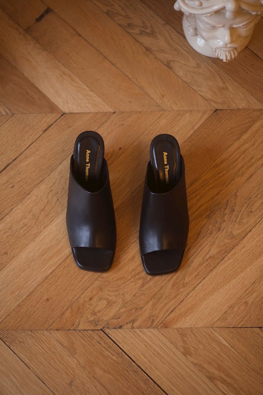 Sandales Anne Thomas | Dallas Mule Calf Black