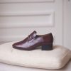 Chaussures Anne Thomas | Montana Calf Roma Borgogna