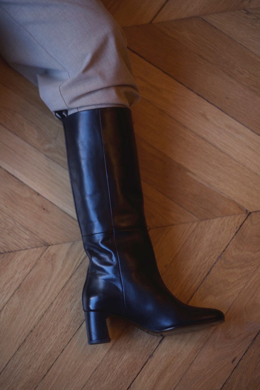 Boots Anne Thomas | Venezia Long Boots Calf Black