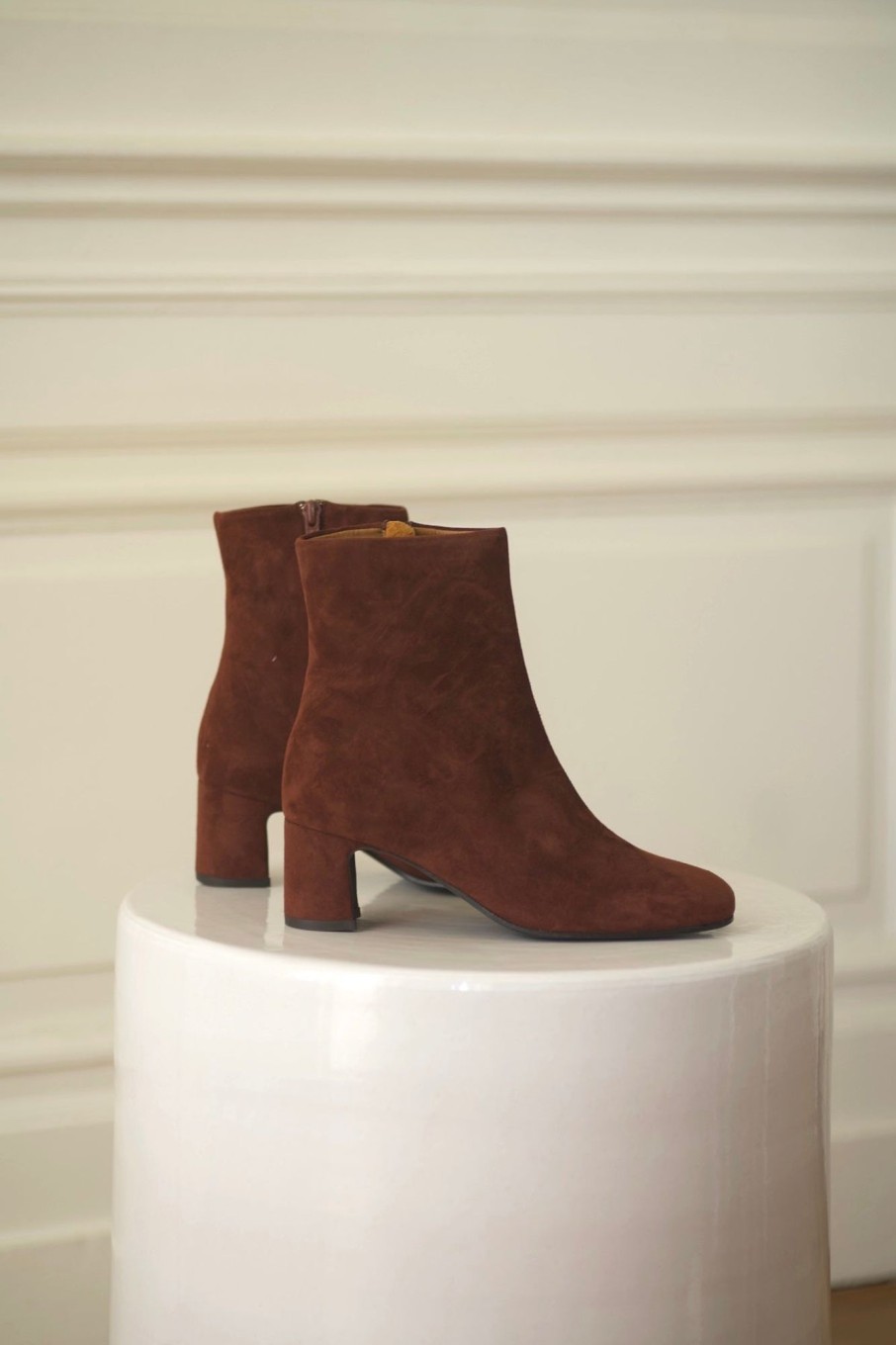 Boots Anne Thomas | Venezia Boots Velours Henna