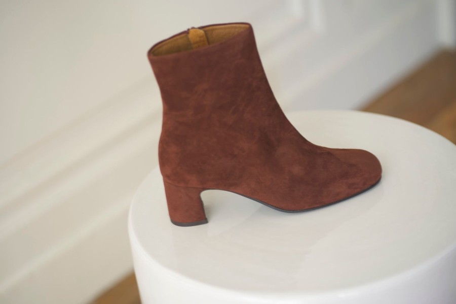 Boots Anne Thomas | Venezia Boots Velours Henna