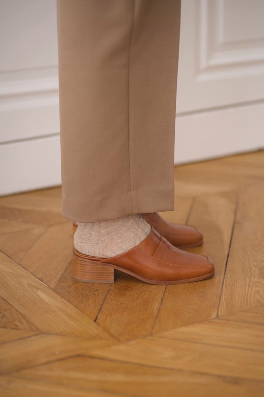 Chaussures|Sandales Anne Thomas | Morris Mule Bridge Brown