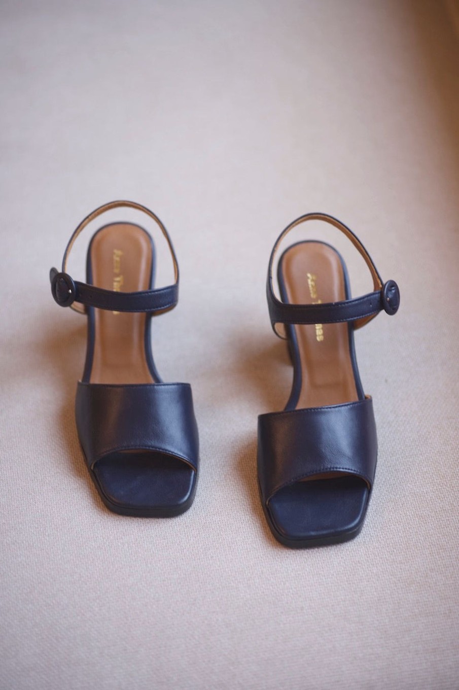 Sandales Anne Thomas | Dallas Sandals Nappa Burrasca Navy